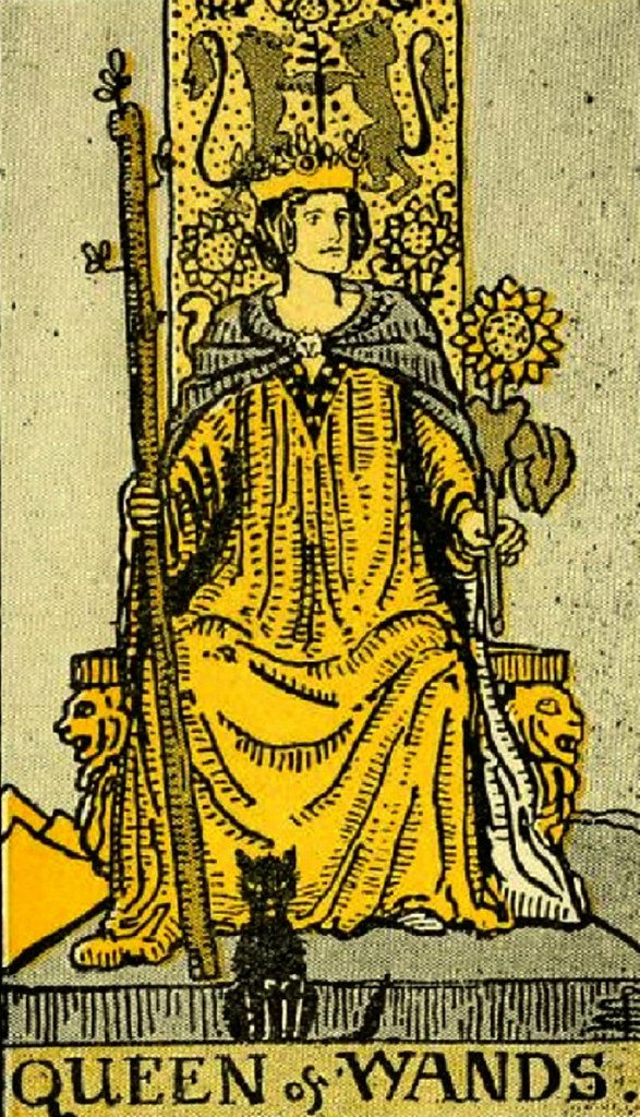 Queen of Wands as Feelings (Upright & Reversed)