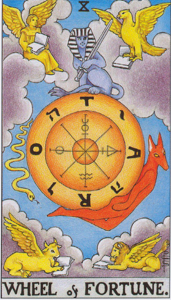 Wheel of Fortune as Feelings (Upright & Reversed)